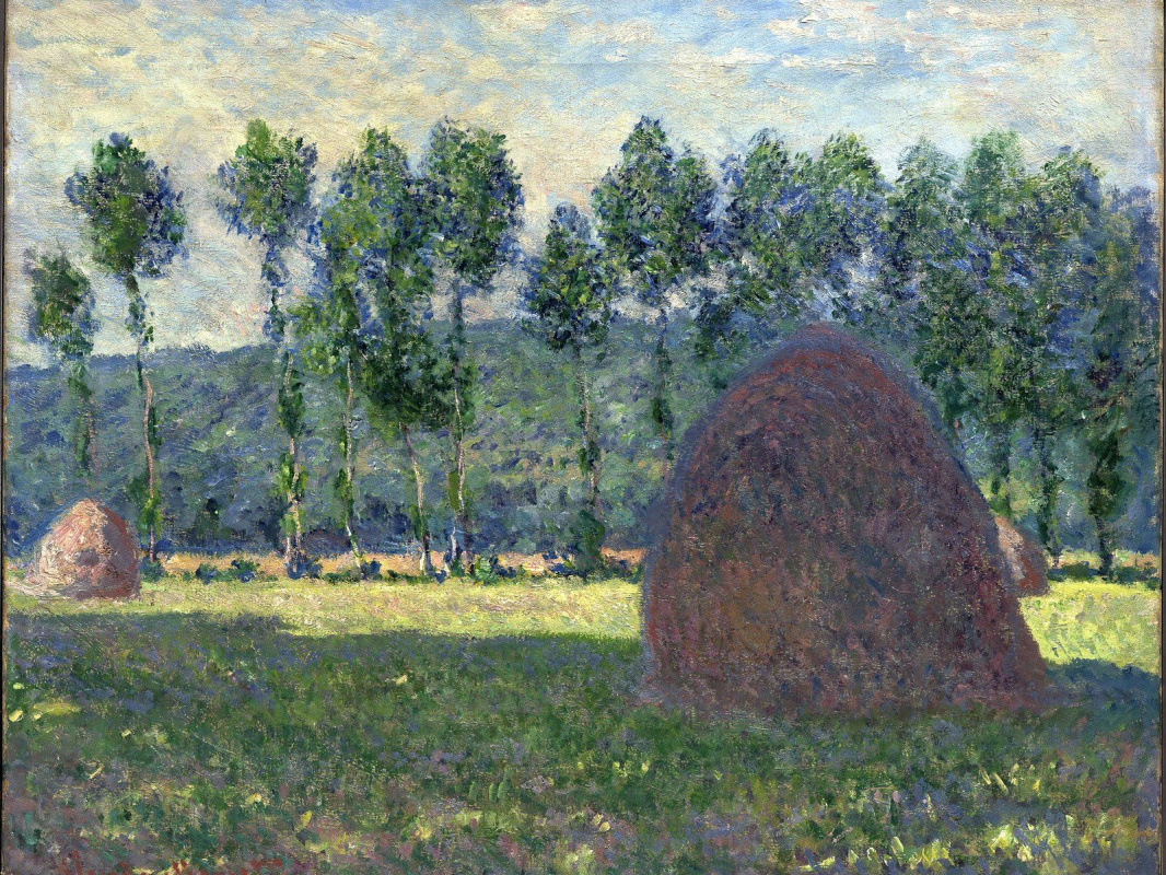 Claude Monet. Heuhaufen bei Giverny