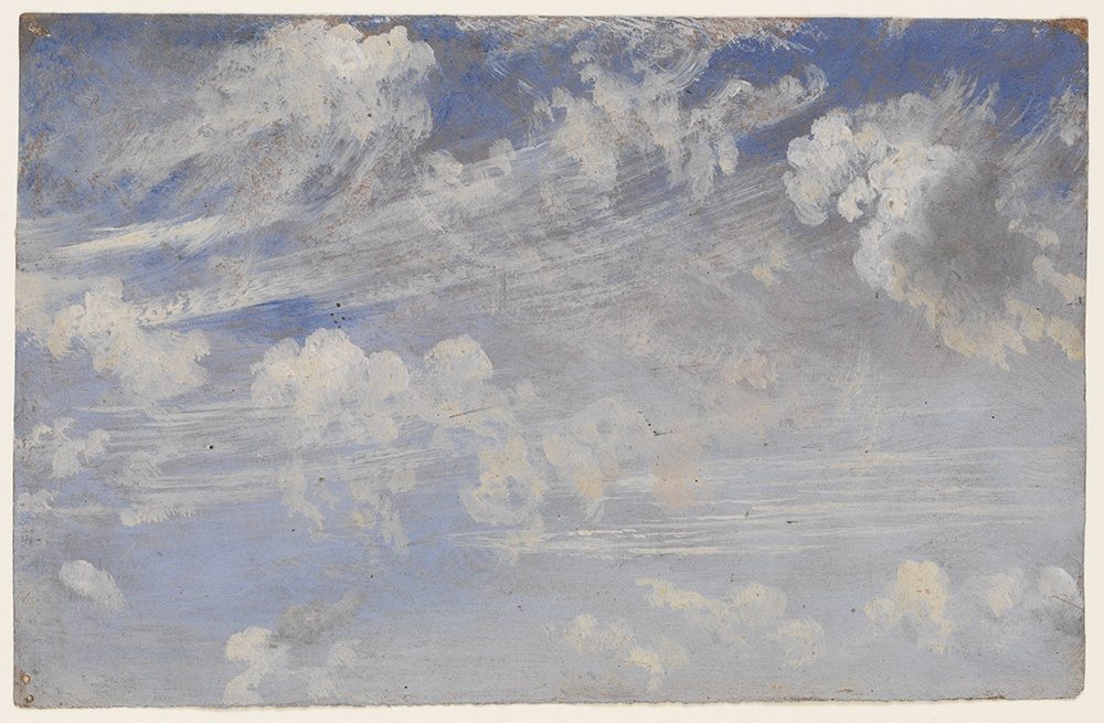 John Constable. Sketch of Cirrus clouds