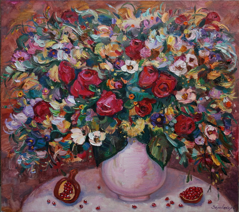 Oksana Viktorovna Zalevskaya. Festive bouquet