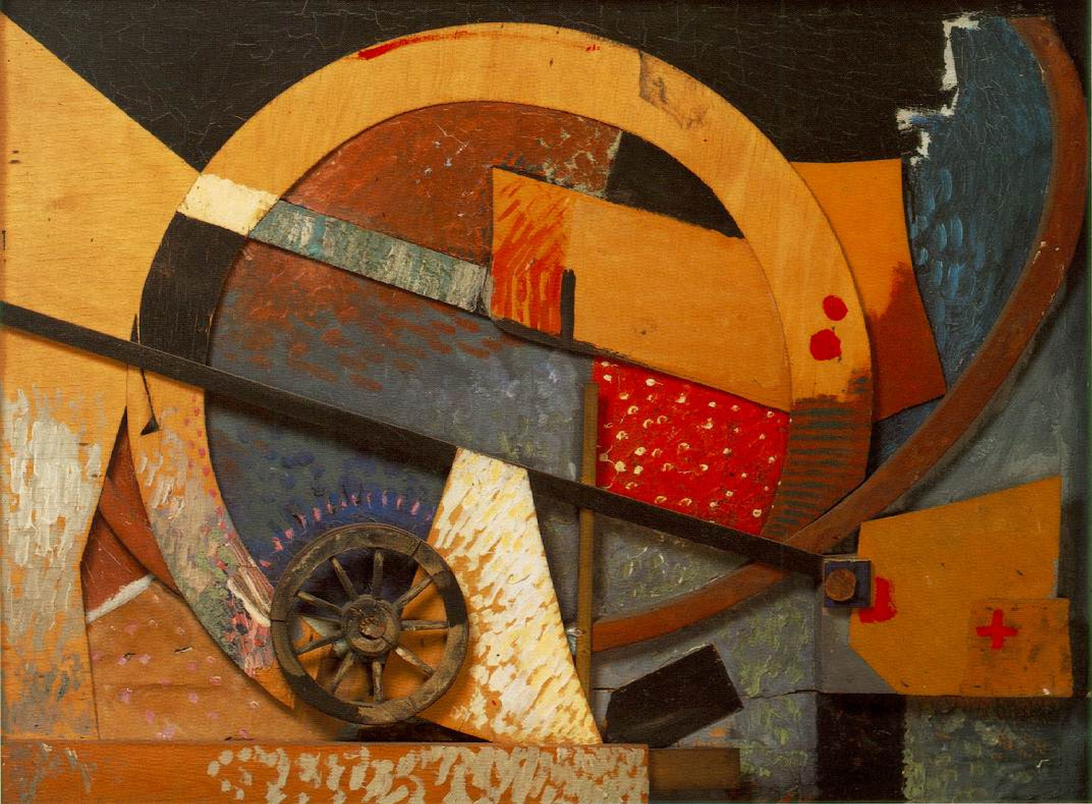 New Merz picture, 1931, 111×82 cm by Kurt Schwitters: History 