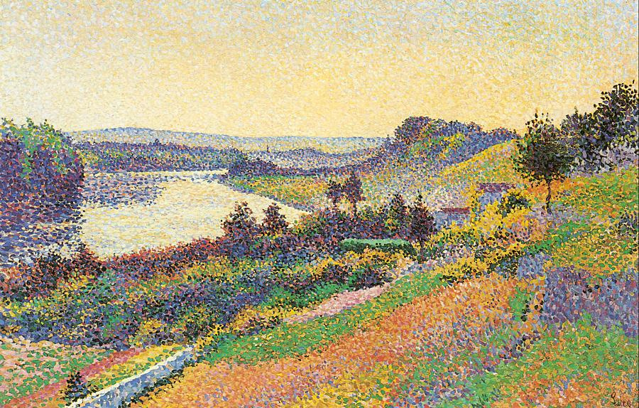 Maximilian Luce. The Seine at Herblay