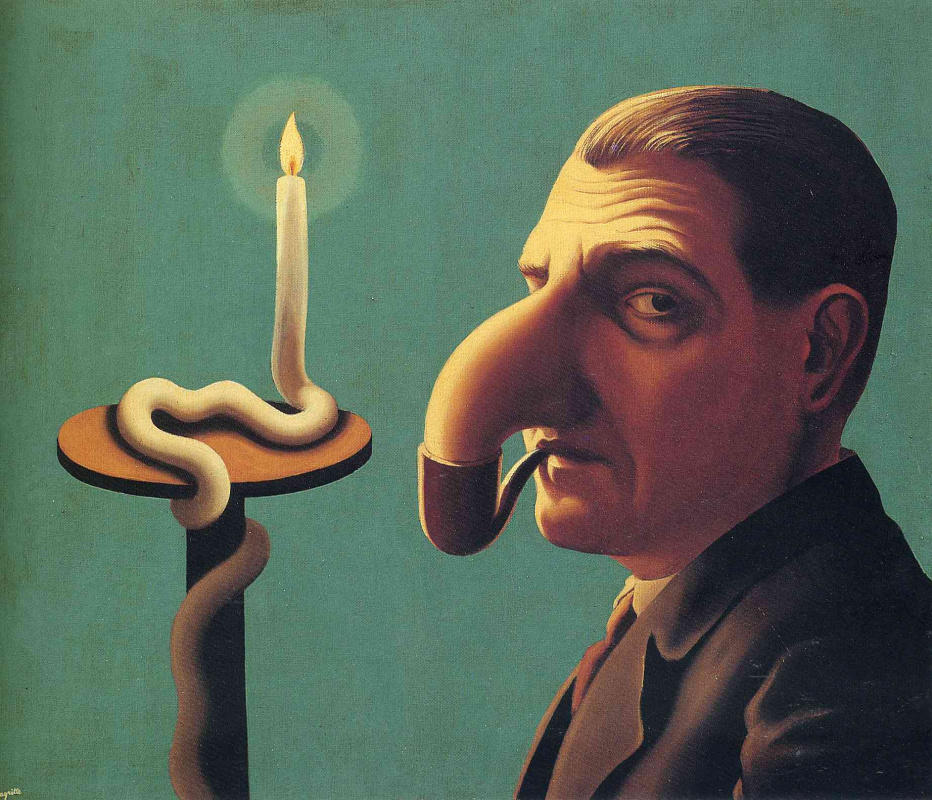 René Magritte. The lamp of the philosopher