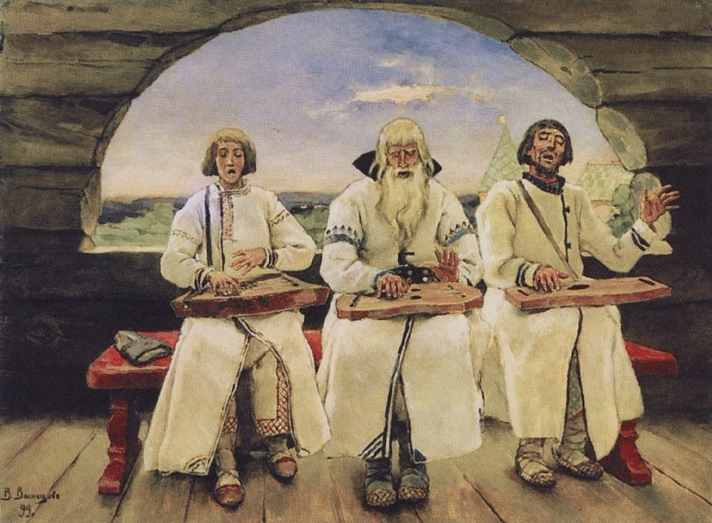 Viktor Vasnetsov. The psaltery players