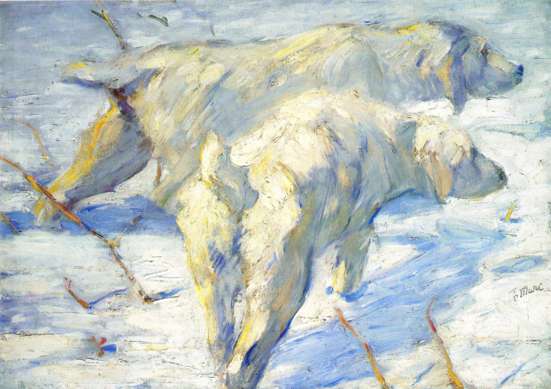 Franz Mark. Siberian shepherd