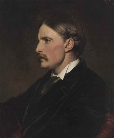 Frederic Leighton. Portrait of Henry Evans Gordon