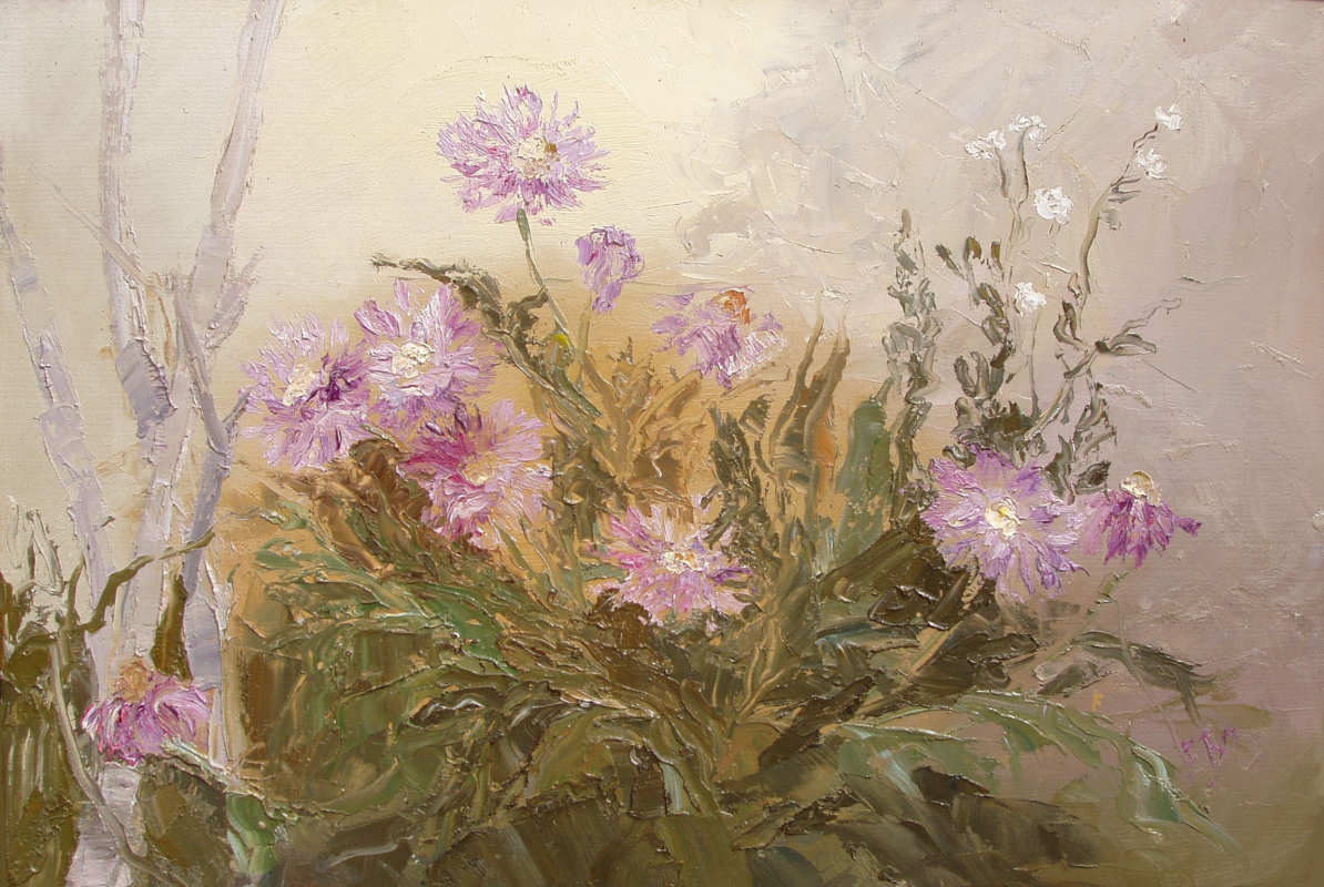Elena Valyavina. The flowers in the garden