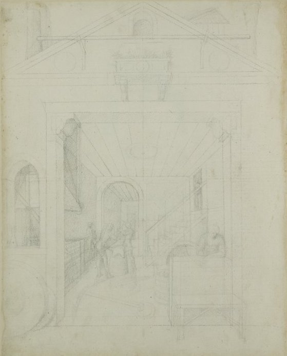 Jacopo Bellini. Interior forge