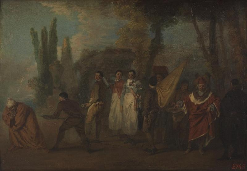 Antoine Watteau. Satire on physicians