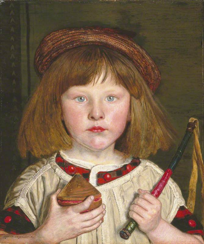 Ford Madox Brown. English boy (Portrait of Oliver brown)