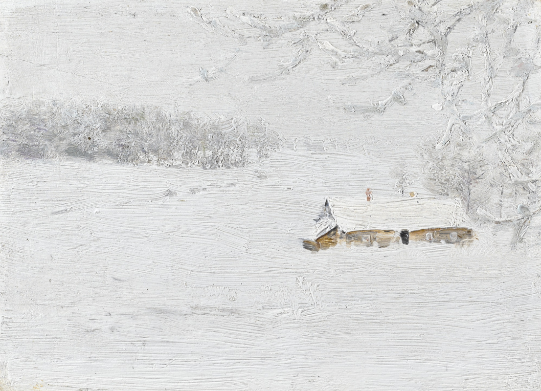 Ivan Pavlovich Pohitonov. Winter landscape. Minsk