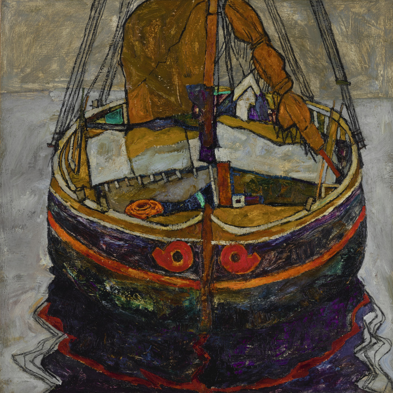 Egon Schiele. Trieste Fishing Boat