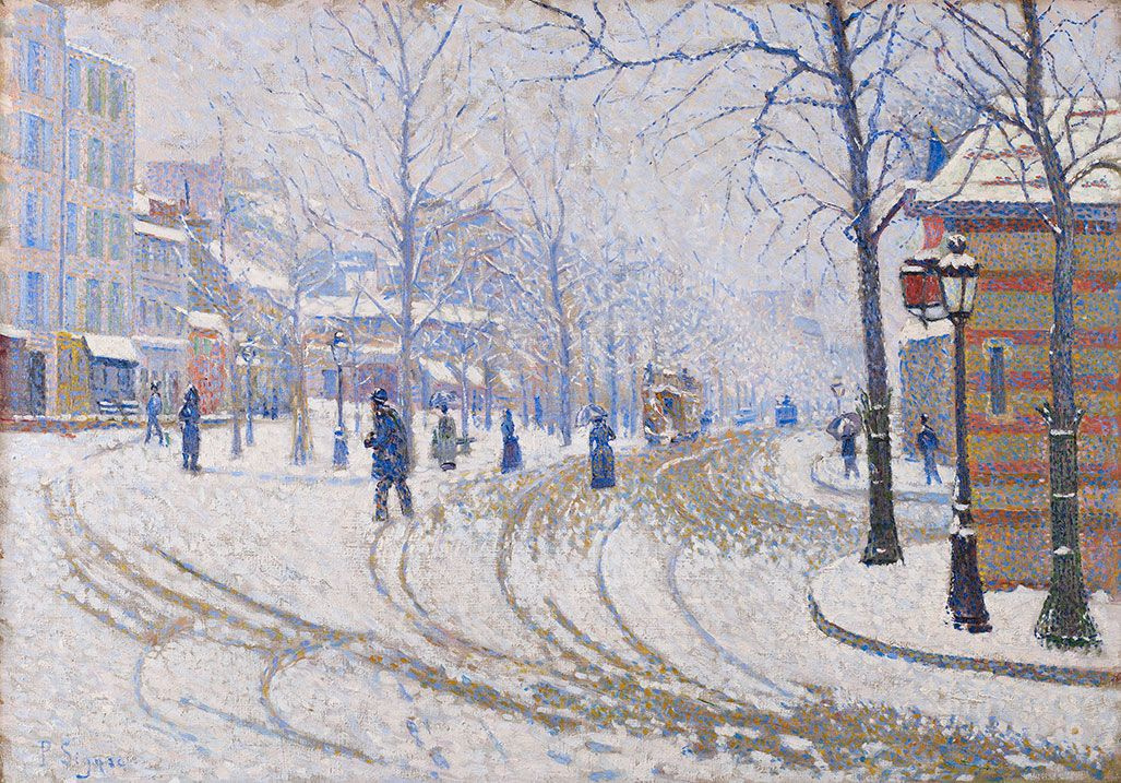 Paul Signac. The Boulevard De Clichy