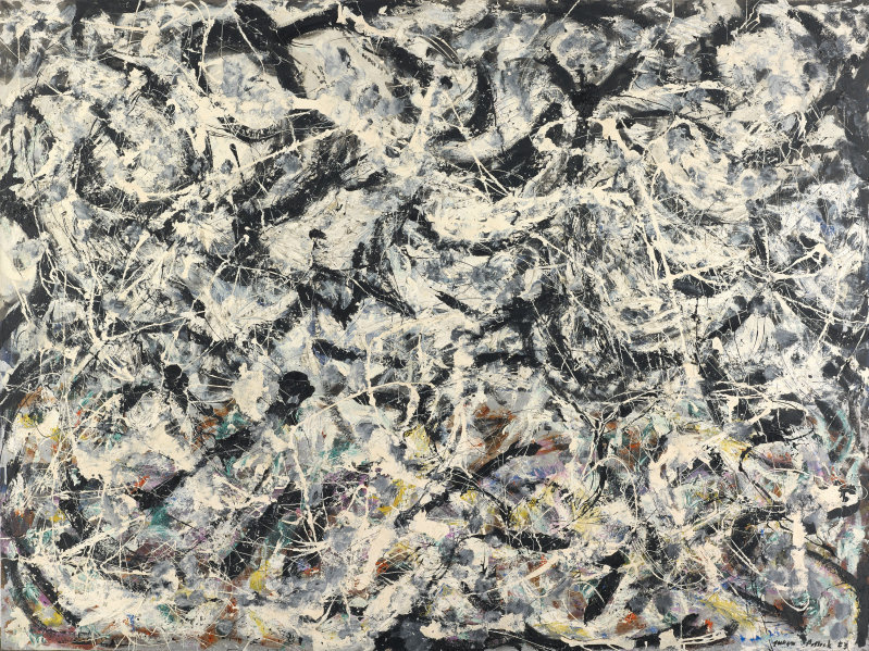 Jackson Pollock. The grey rainbow