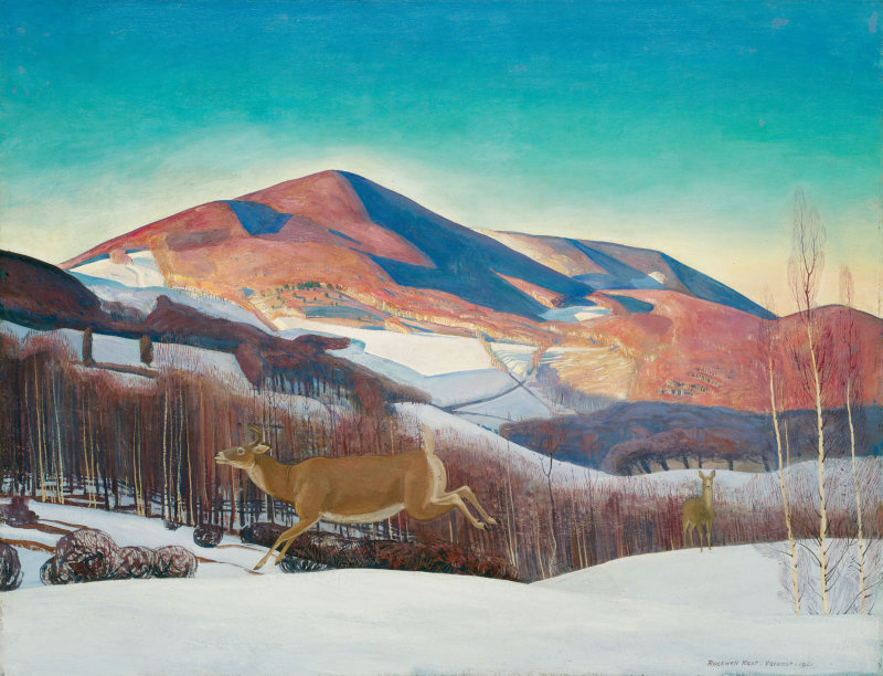 Rockwell Kent. Mount Equinox. Winter