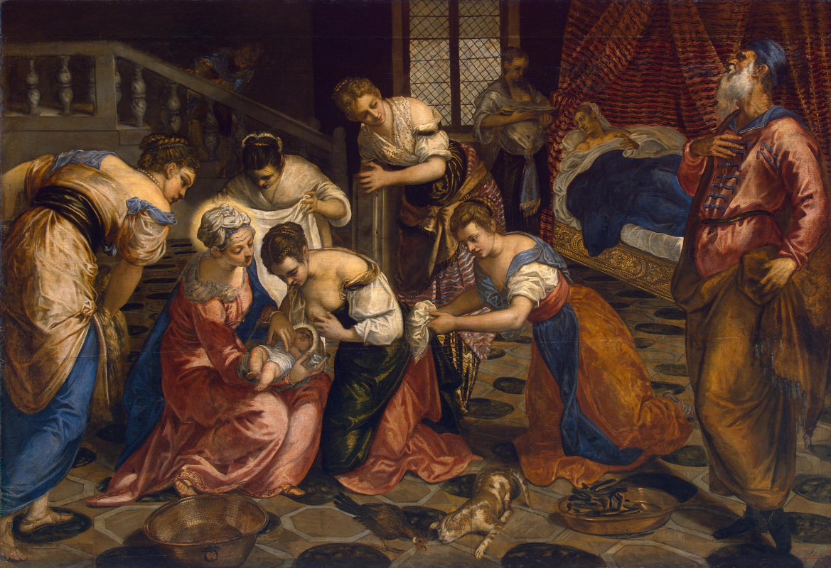 Jacopo (Robusti) Tintoretto. Birth of John the Baptist