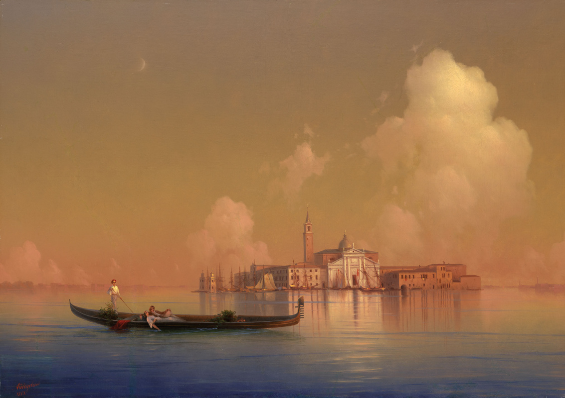 Ivan Aivazovsky. View Of Venice. San Giorgio Maggiore