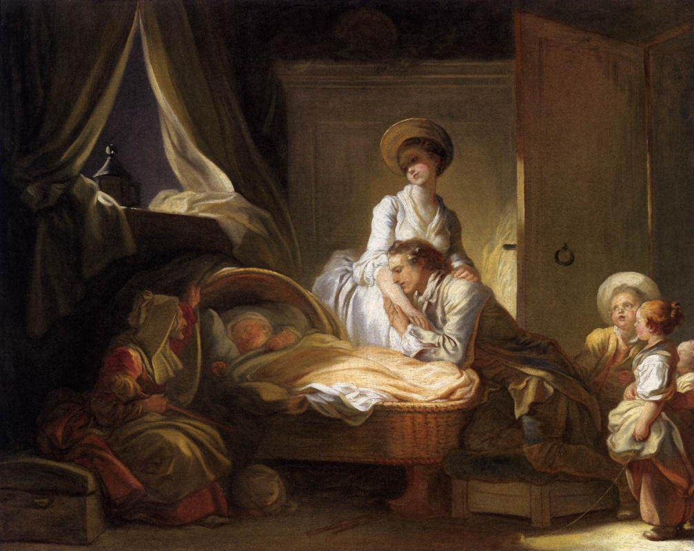 Jean-Honore Fragonard. A visit to the nurse