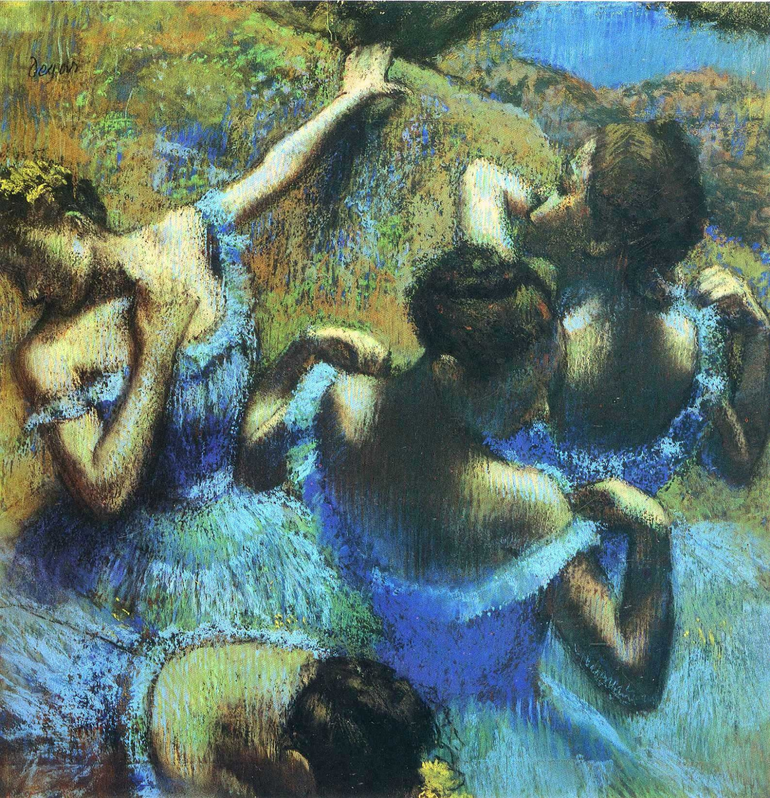 Buy a digital copy: Edgar Degas - Bailarinas azules, Moscow | Arthive