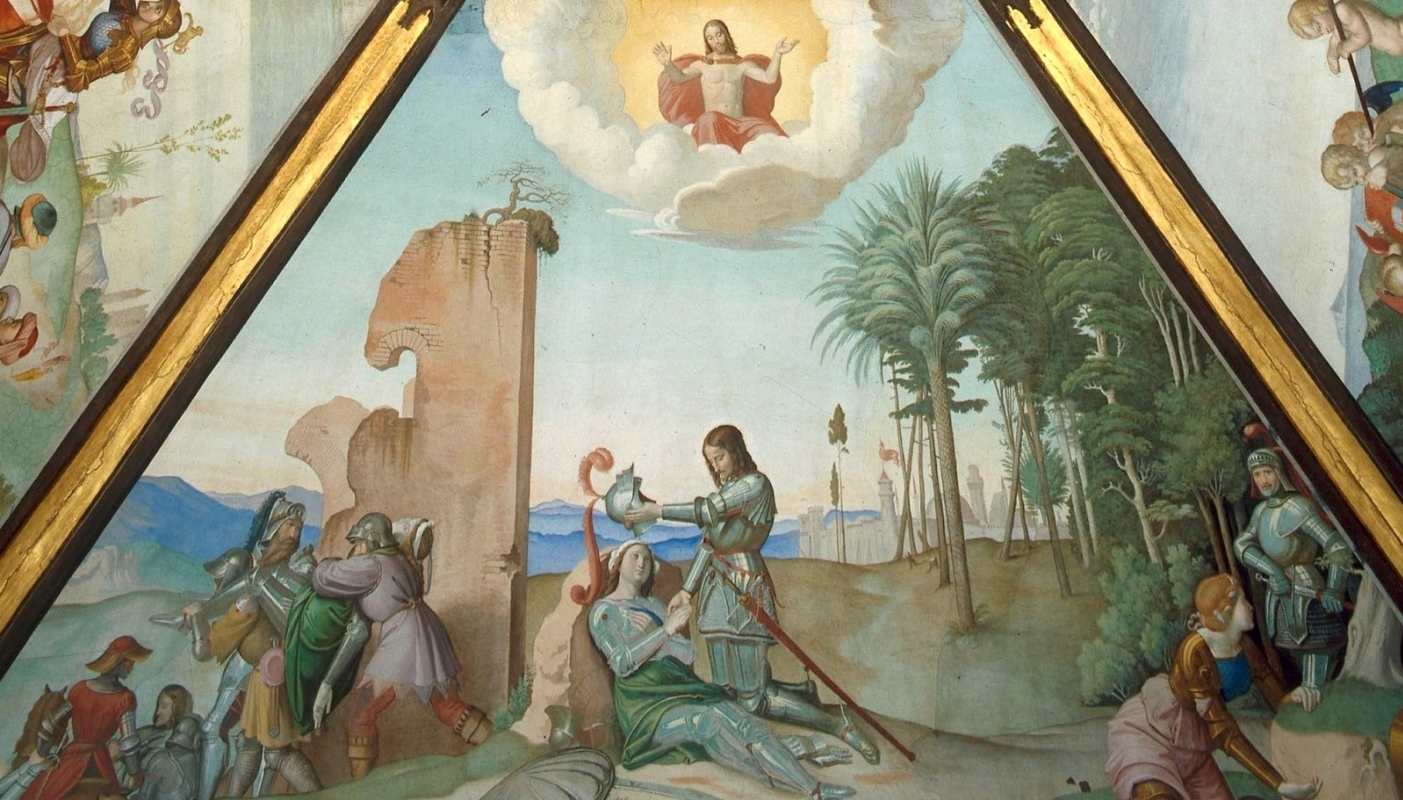 Johann Friedrich Overbeck. Frescos de Villa Massimo, Salón Tasso