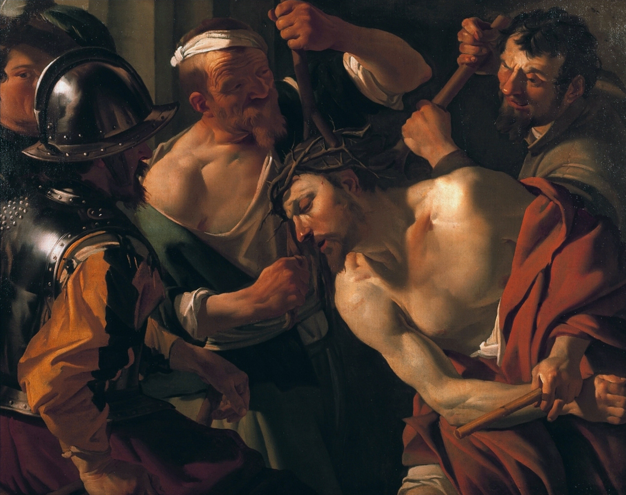 Christ's crown of thorns, 1623, 136×106 cm by Dirk van Baburen
