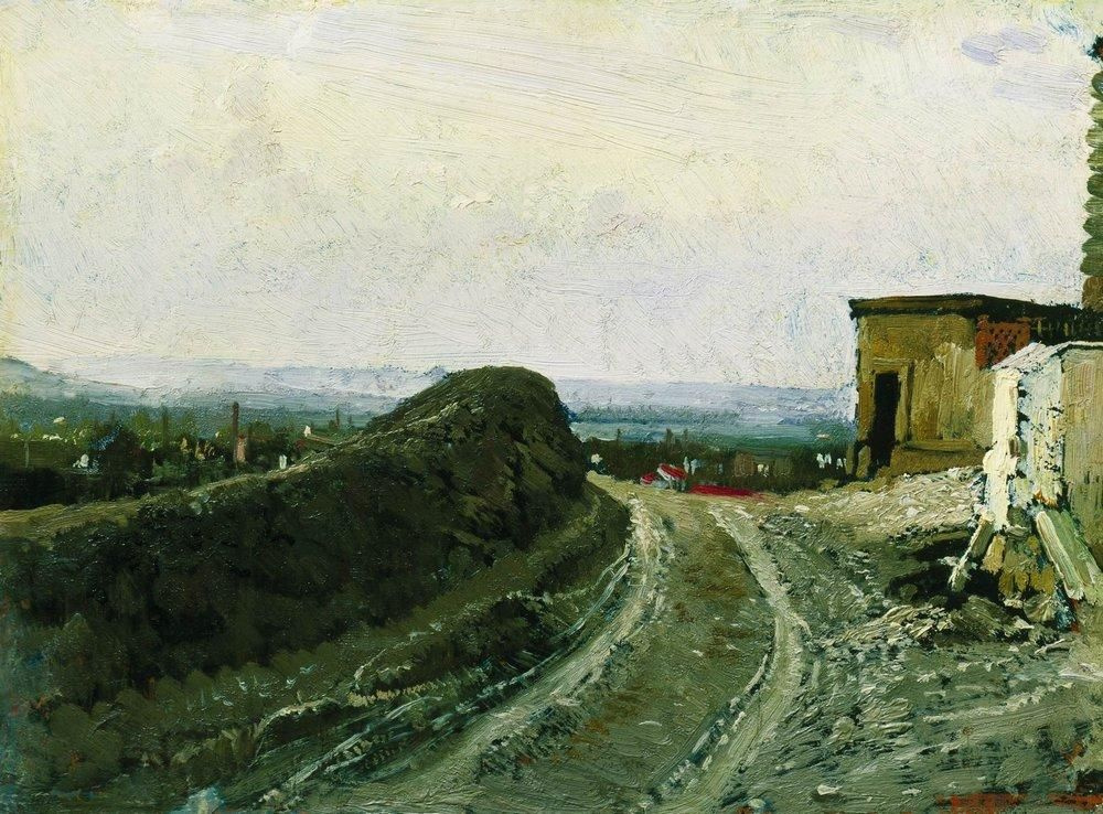 Ilya Efimovich Repin. The road to Montmartre in Paris