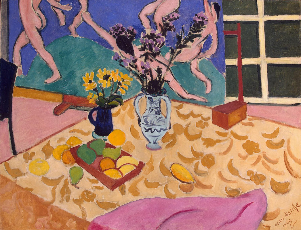 Henri Matisse. Still-life with a picture "Dance"