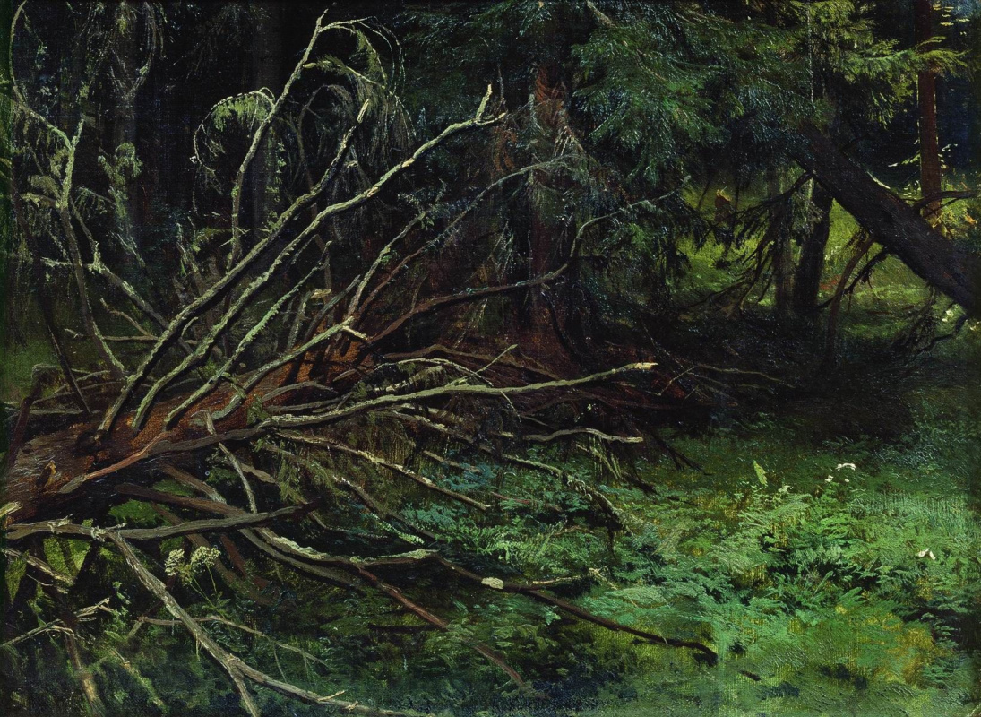 Ivan Shishkin. In the spruce forest