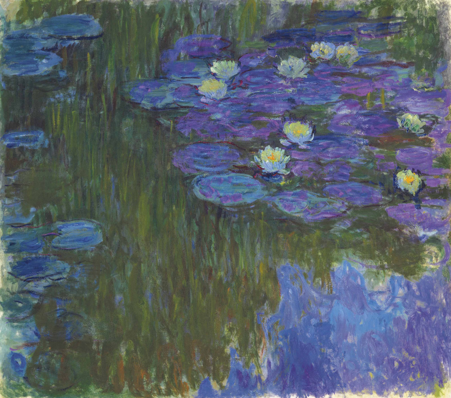 Claude Monet. Seerosen in voller Blüte