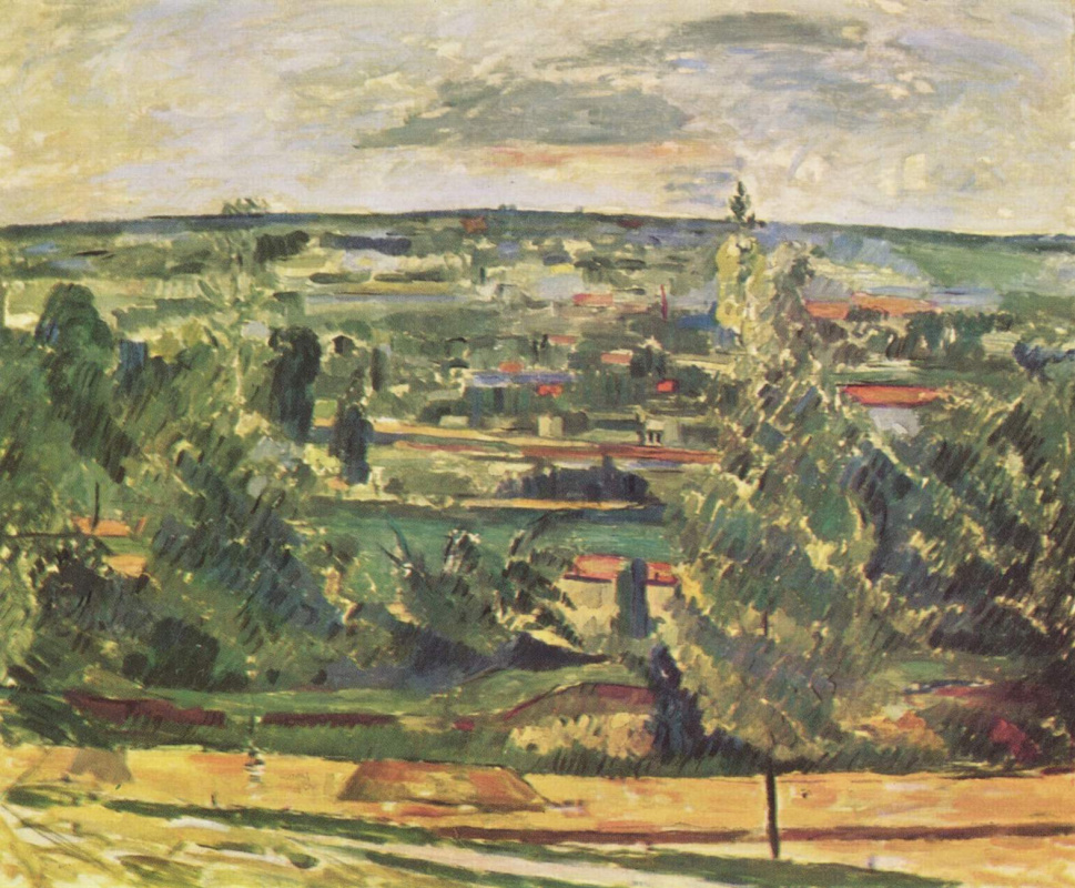 Paul Cezanne. Landscape in Ms. de Bouffan