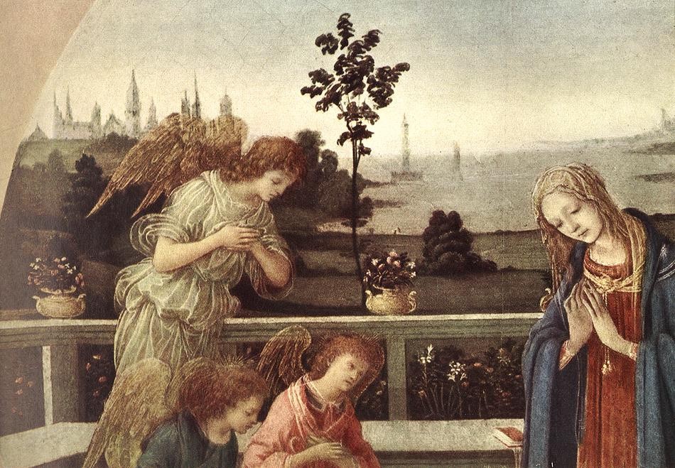 Filippino Lippi. The child worship
