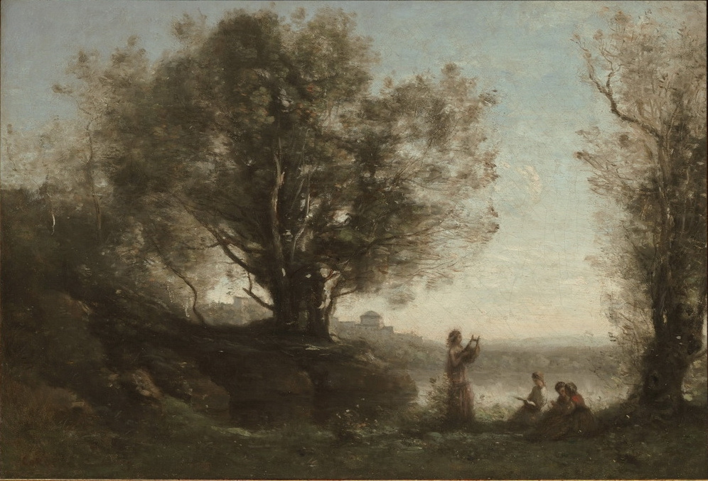 Camille Corot. Orfeo piange Euridice