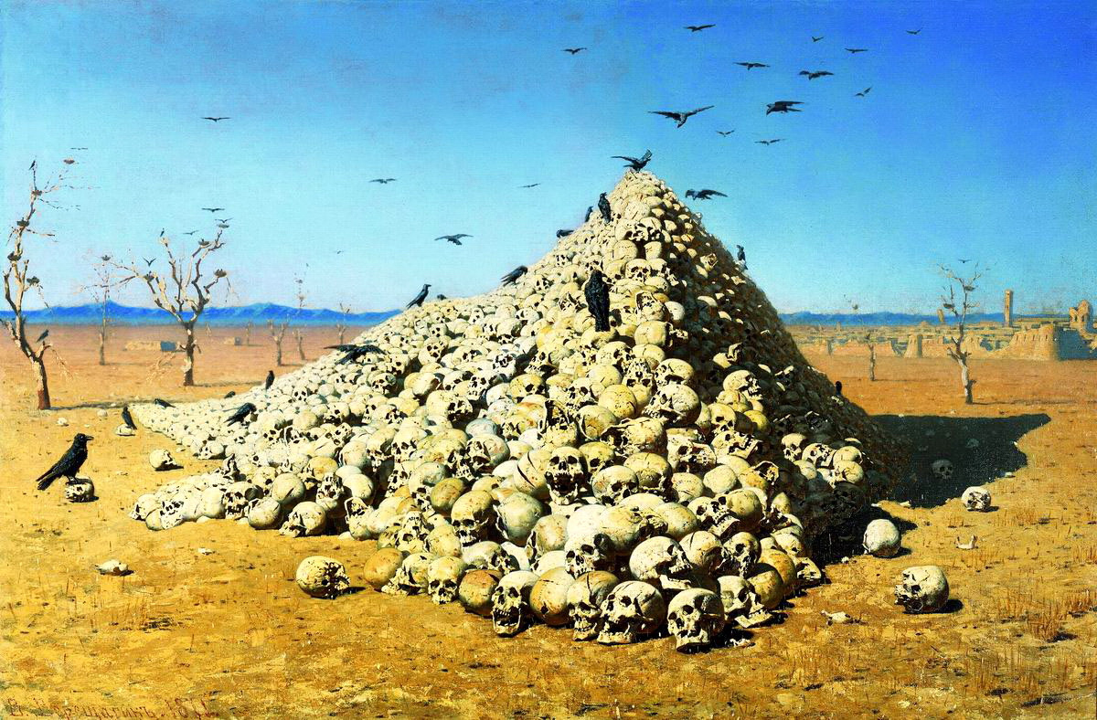 Vasily Vasilyevich Vereshchagin. 战争的神化