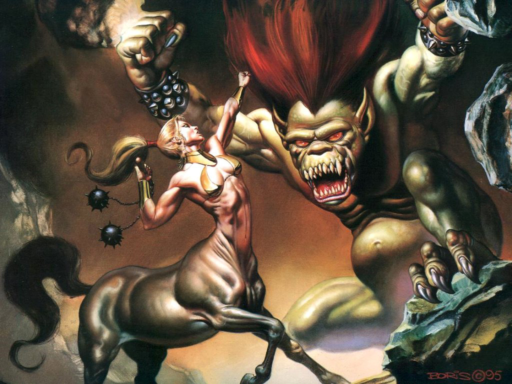 Boris Vallejo (Valeggio). In der Schlacht