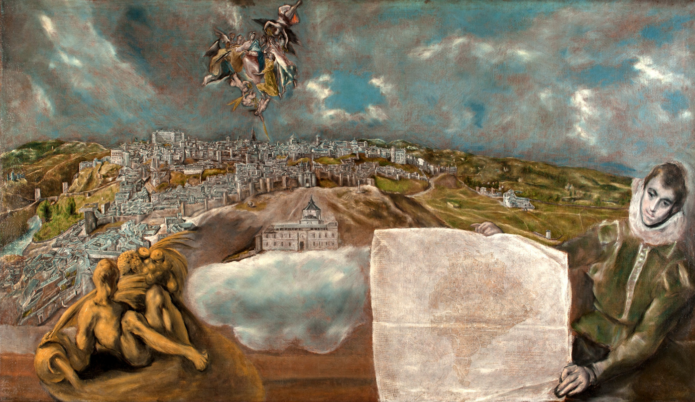 Domenico Theotokopoulos (El Greco). View and Plan Toledo