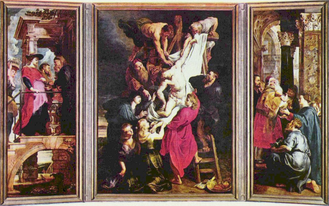 Peter Paul Rubens. The descent from the cross, a General view