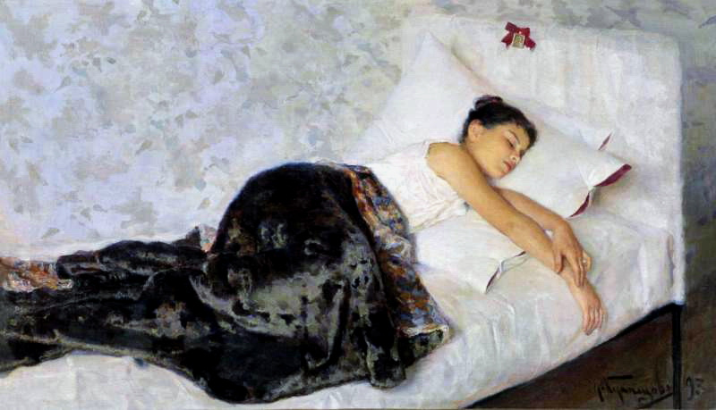 Nikolay Dmitrievich Kuznetsov. Sleeping girl