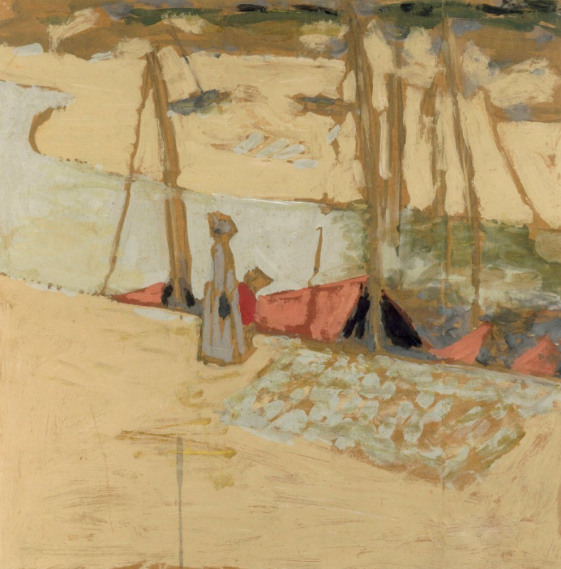 Jean Edouard Vuillard. El paseo en el puerto de