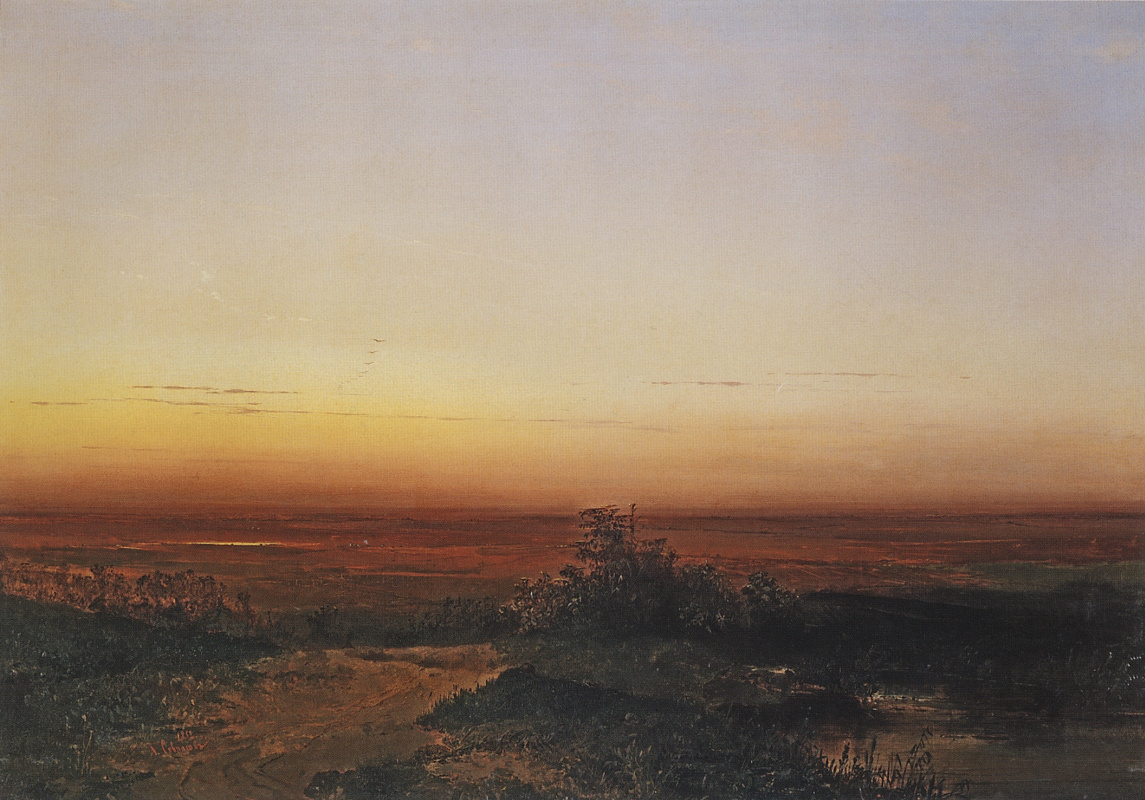 Alexey Savrasov. Dawn in the desert