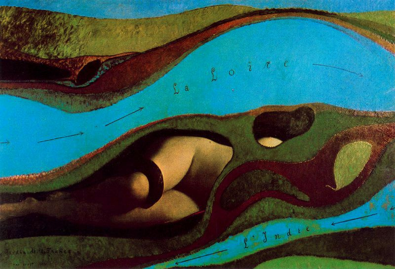 Max Ernst. French garden