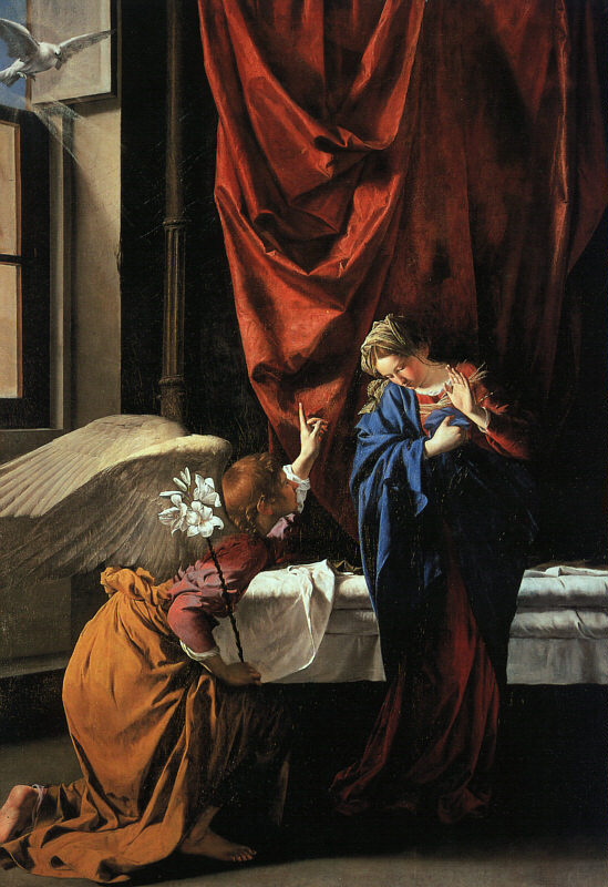 Orazio Gentileschi. The Annunciation