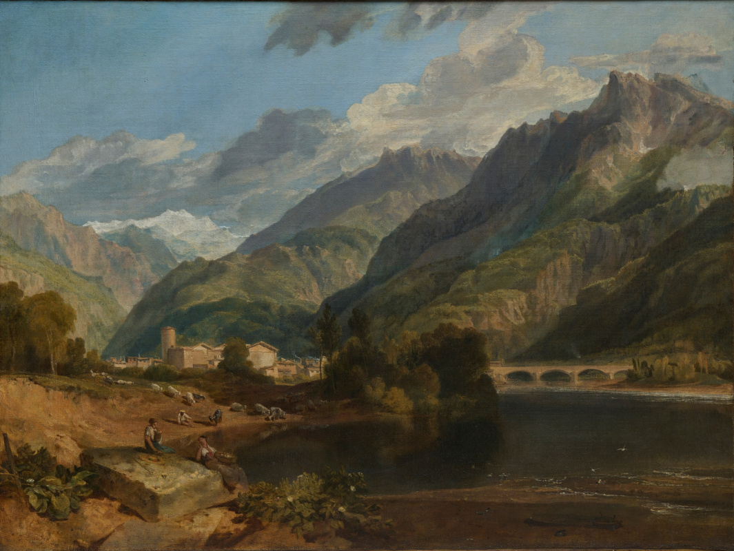 Joseph Mallord William Turner. Bonneville, Savoy, Mont Blanc