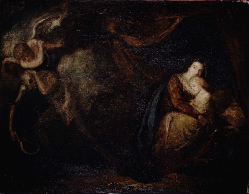 Joshua Reynolds. Victory over the disease. Allegory