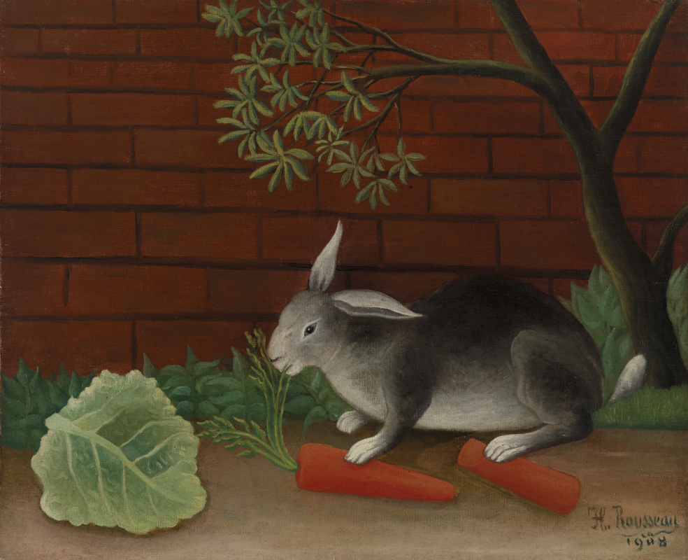 Henri Rousseau. Rabbit food