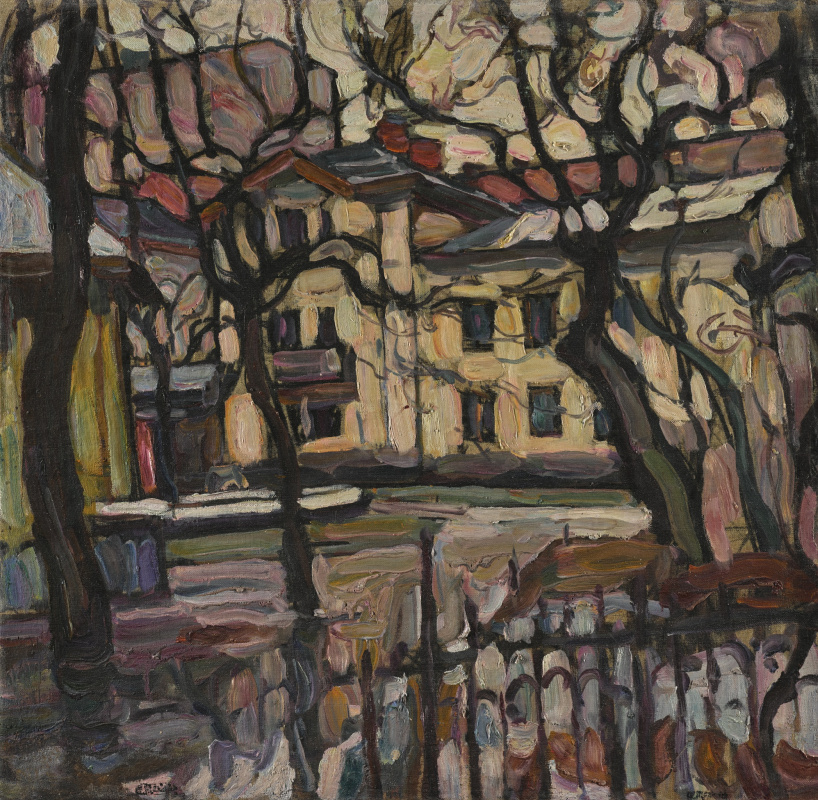 Abram Anshelevich Manevich. Provinces. House on the outskirts of Moscow