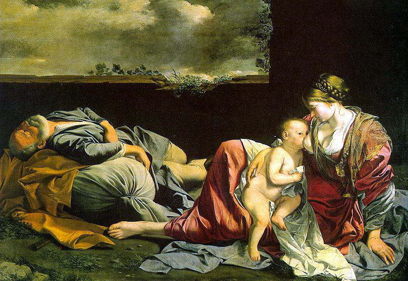 Orazio Gentileschi. Nursing mother