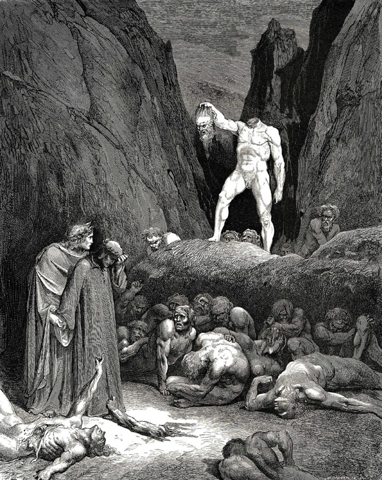 Paul Gustave Dore. Illustration for the "Divine Comedy"