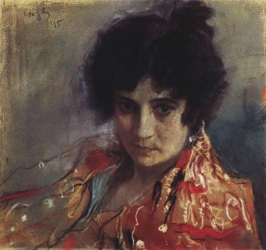 Valentin Aleksandrovich Serov. Portrait of an unknown