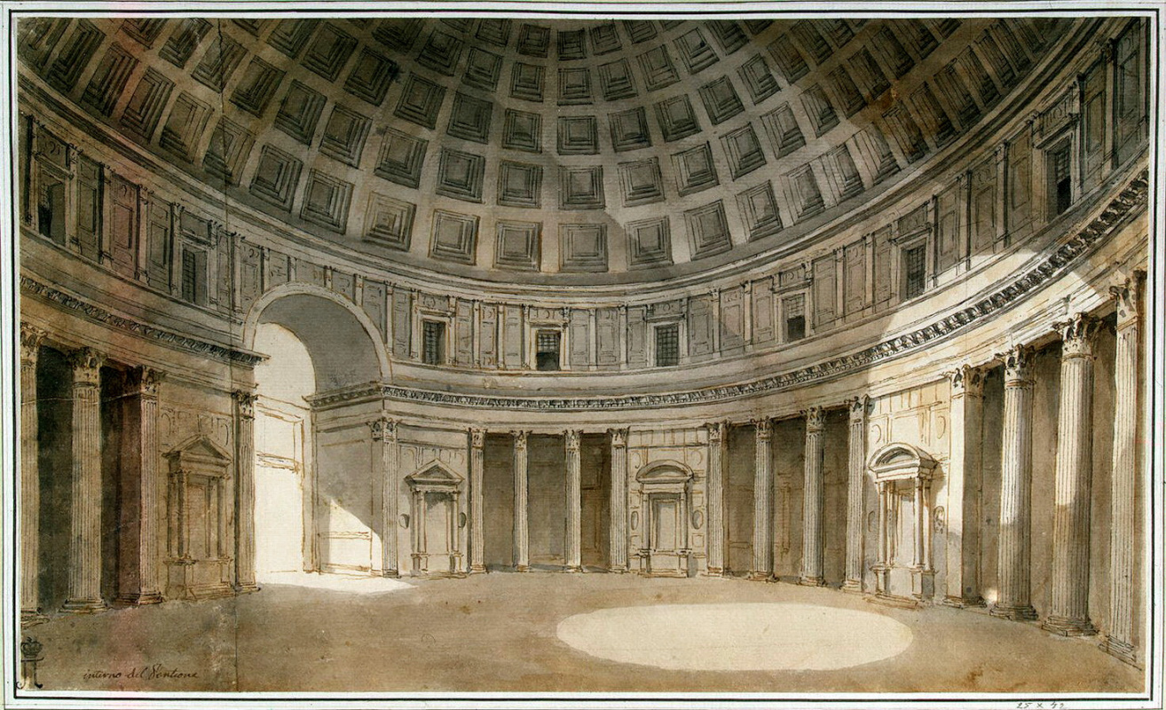 Charles-Louis Klerisso. The Interior Of The Pantheon