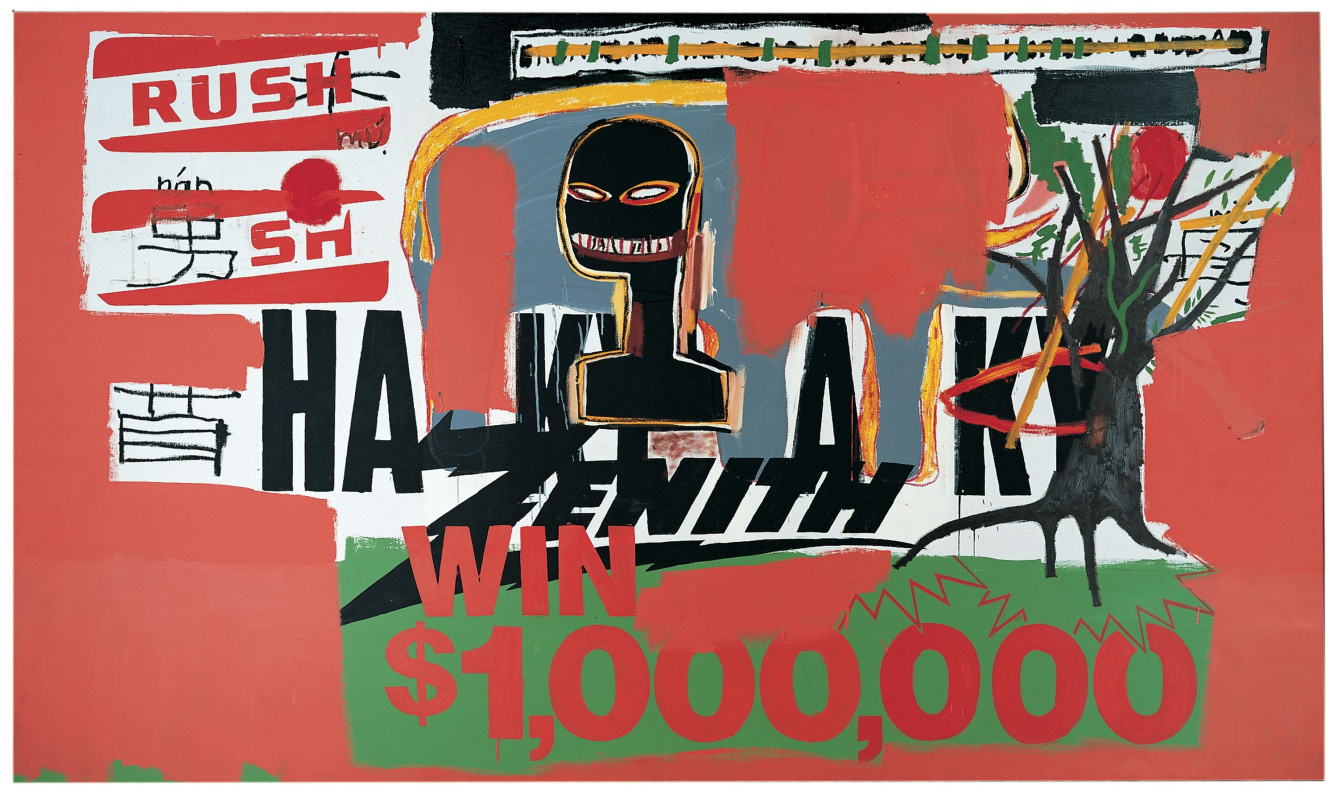 Jean-Michel Basquiat. Win 1 000 000 dollars!