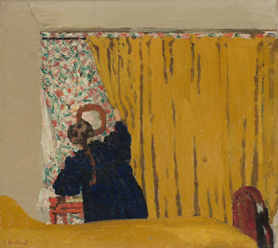 Jean Edouard Vuillard. The Yellow Curtain